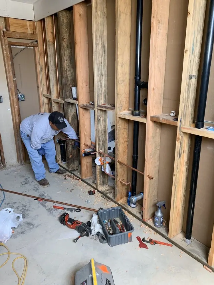 Commercial rough-in plumbing for Gas Line Repair in Greater Gardendale